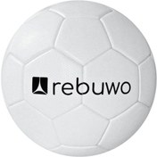 Resim Rebuwo 5 Numara Sert Zemin Futbol Topu Halı Saha Topu Beyaz 