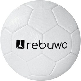 Resim Rebuwo 5 Numara Sert Zemin Futbol Topu Halı Saha Topu Beyaz 