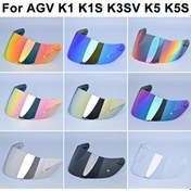 Resim Chuangyinshop Agv K1 K3sv K5 Motorcycle Visor Lens Clear Anti Fog Scratch Resistant Gece Sürüşü Komut 