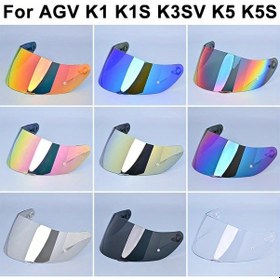 Resim Chuangyinshop Agv K1 K3sv K5 Motorcycle Visor Lens Clear Anti Fog Scratch Resistant Gece Sürüşü Komut 