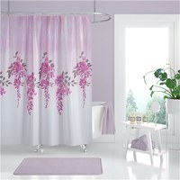 Resim Afeks Home Baskılı 180x200 cm Polyester Banyo Perdesi (AFEKSHOME.10008) 