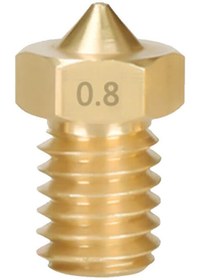 Resim Koodmax 5 Adet 3d Yazıcı Extruder M6 1.75mm/ 0.8mm V5/v6 Pirinç Nozzle Baskı Kafası 
