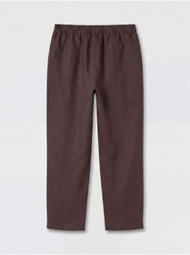 Resim LC Waikiki LCWAIKIKI Classic Beli Lastikli Kadın Keten Pantolon 