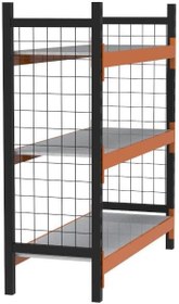 Resim 3 Katlı Dekoratif Midi Rack - Ekonomik Depo,Arşiv, Kiler Rafı 