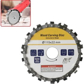 Resim Ctn Paltava Ahşap Kesme Işleme Şekilendirme Ağaç Kesme 115 Mm Zincirli Testere 