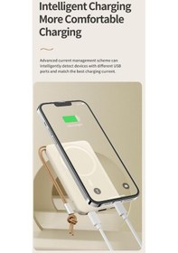 Resim Rock P89 10.000 Mah 20w Magsafe Kablosuz Şarjlı Powerbank Siyah 