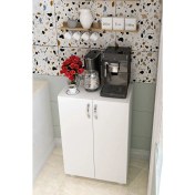 Resim Durusilya Çok Amaçlı Mutfak Banyo Balkon Kiler Dolabı Çift Kapaklı 