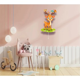 Resim Lampare Bebe Aydınlatmalı Bambi Modeli 