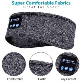 Resim Bosphorusboutique02 Uyku Kulaklığı Bluetooth Kablosuz Müzik Spor Kafa Bandı - Siyah 