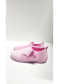 Resim Gezer Kışlık Kaşe Yumuşacık Ev Pandufu Pembe 