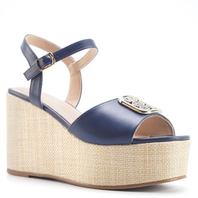 Resim Nine West MONNI 5FX Lacivert Kadın Dolgu Topuk Sandalet 