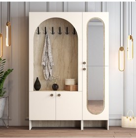 Resim Palermo Portmanto Km V109 - Krem / Traverten Krem / Traverten 