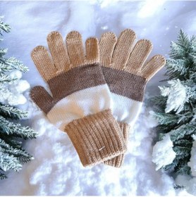 Resim Garson Beden Erkek Çocuk Eldiven Kahverengi - 8-12 Yaş Kahverengi 