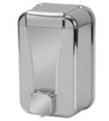 Resim Dibanyo Sıvı Sabunluk Dispanceri Krom 500 ml 