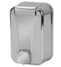 Resim Dibanyo Sıvı Sabunluk Dispanceri Krom 500 ml 