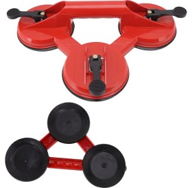 Resim BarkoFix 3 Lü Cam Vantuz Vakumlu Seramik Tutucu Cam Vantuzu 1. Sınıf Plastik Gövde Vakum Cam Tutucu Taşıma 