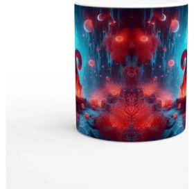 Resim Koç Burcu Baskılı Kahve Kupası - Astral Denizaltı Dünyası Vs3 