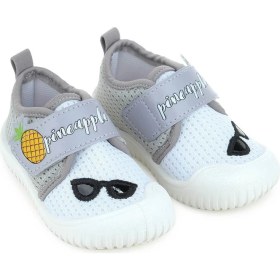 Resim Gezer 03270 Yazlık Erkek Bebek Günlük Cırtlı Keten Ayakkabı 