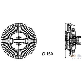 Resim Mahle-knecht-behr Cfc77000p Fan Termiği Premium Line R.r 3 Vogue L322 02-05 Bmw E65 03-08 E53 00-02 Pgb000040 
