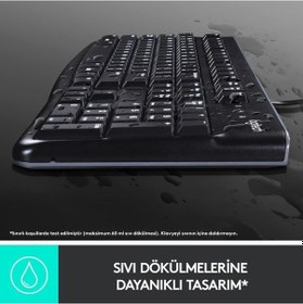 Resim Logitech K120 Usb Kablolu Klavye Türkçe -Outlet 