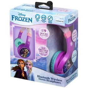 Resim Bluetooth Kulaklık Disney Frozen Karlar Ülkesi Anna Elsa Mikrofonlu Kablosuz Çocuk Kulaklığı Lisanslı DY-9944-FZ 