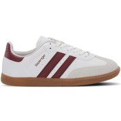 Resim Slazenger PING Kadın Beyaz / Bordo Günlük Spor Ayakkabısı 
