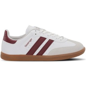 Resim Slazenger PING Kadın Beyaz / Bordo Günlük Spor Ayakkabısı 