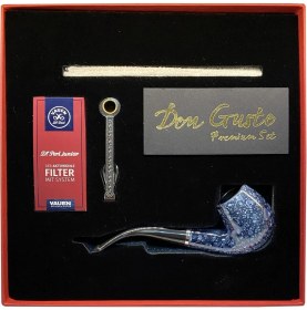 Resim Bek Tobacco Atomic German 9 mm Başlangıç Pipo Seti Smooth Siyah Metal Malzemeden Filtresiz Kullanım İmkanı 