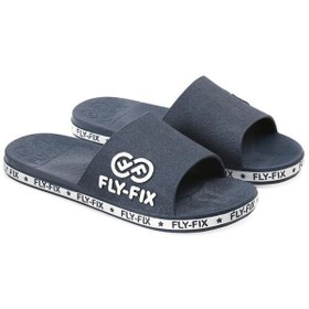 Resim Fly-Fix Kaymaz Düz Topuklu Unisex Terlik Lacivert 