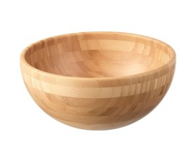 Resim Bambu Servis Kasesi, Bambu, 20 Cm Krem 