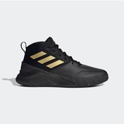 Resim adidas Ownthegame Erkek Siyah Basketbol Ayakkabısı (FW4562) 