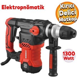 Resim Rodex RDX231 Elektropnömatik Kırıcı Delici Matkap Vidalama 1300W 