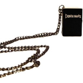 Resim Schulzz Death Note Anime Kitap Figürlü Köstekli Zincirli Quartz Cep Saati 