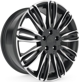 Resim R1 Wheels 20 inç 5*108 ET45 Parlak Siyah Jant Takımı (J-1191) 