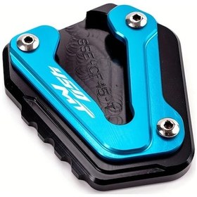 Resim Xuweiwei Cfmoto 450mt 450 Mt 2024 2025 Cnc Alüminyum Yan Sehpa Ayağı Genişletme Pedi Kırmızı 