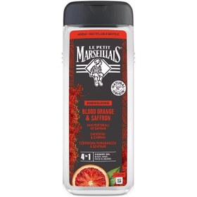Resim Le Petit Marseillais For Men Duş Jeli - Kan Portakalı ve Safran 400ml 