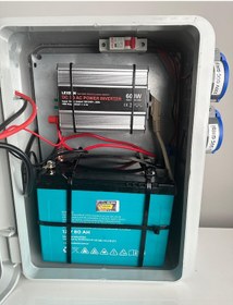 Resim Güneş Enerji Paketi Mini Buzdolabı Laptop Telefon Şarj Aydınlatma 