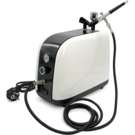 Resim Rox Wood 0067 Profesyonel Airbrush Kompresör Mini Boya Tabancası Seti 