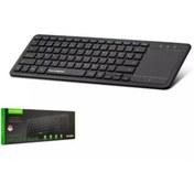 Resim Vobotek Teknoloji HADRON HDX2505 BLUETOOTH + WIRELESS KLAVYE + TOUCH PAD Q SİYAH 