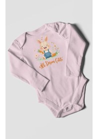 Resim Morivokids İlk Dişim Çıktı Uzun Kollu Çıtçıtlı Bebek Body Zbn119-uk Bebe Pembe 