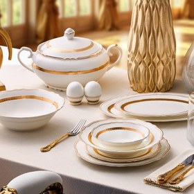 Resim Evaliza Lumiere 60 Parça 12 Kişilik Yemek Takımı 