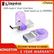 Resim Kingston Datatraveler 256 Gb 128g 64g Usb-c Ve Usb-a Flash Sürücü Duo Konektörü 256gb Diğer 