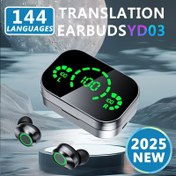Resim 98% Yüksek Toplama Gerçek Çeviri YD03 Yapay Zeka Çeviri Kulaklıkları | Açık Kulak Çeviri Kulaklıkları 144 Dili ve Akcenti 1 Saniyede Destekler | İş Seyahati İçin Uygun 