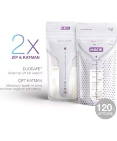 Resim Renas Store Mochi Anne Sütü Saklama Poşeti 120 Adet 