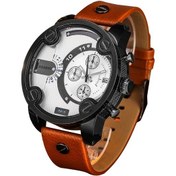 Resim Sones Fngeen 4002 Erkek Romen Rakamlı Kadranlı Spor Saat Öğrenci Aydınlatmalı Kuvars Saat Beyaz Çelik Mavi Yüzey 