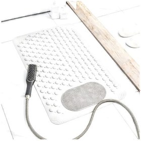 Resim Mainshop 1 Adet Vantuzlu Banyo Ve Duş Kaydırmazı Duşa Kabin Küvet Içi Banyo Paspası 36 X 69,5 Cm M-162 Beyaz 