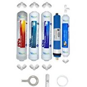 Resim Pemax Water Solutions Kapalı Kasa Su Arıtma Cihazlarına STDMAX 5'li Vontron Mebran Mineralli Tatlandırıcı 