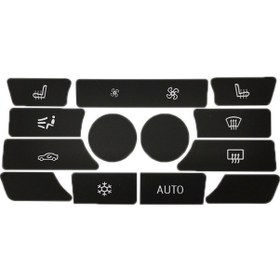Resim Bmw 5 Serisi / 7 Serisi / X5 / C6 / F10 / F01 / F15 Klima Düğmesi Onarım Etiketi, Stil: A 13 Adet Kapalı Yok 