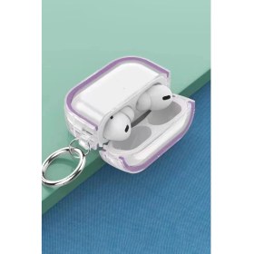 Resim Apple Airpods Pro 2 (2.nesil) Shiny Şeffaf Kılıf - Siyah 