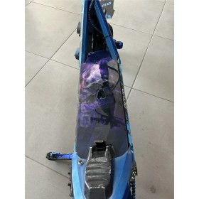 Resim Bisiklet Dünyam Onvo Rx5 Scooter Plexi Tabanlık Yapışkanlı Deck 3mm Mor 